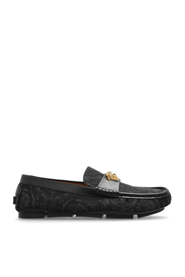 Versace - Men - Loafers with BAROCCO pattern - Black 188390₽