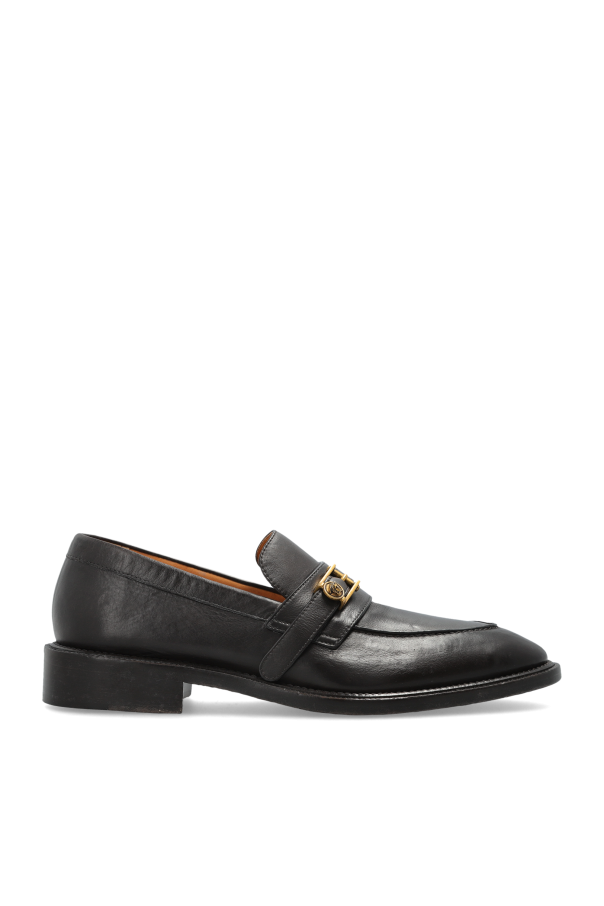 Versace - Men - Leather LOAFERS shoes - Brown 227490₽