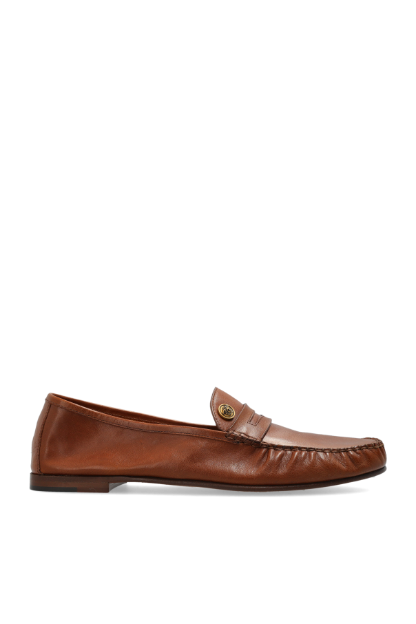 Versace - Men - Leather Loafers shoes - Brown 203590₽
