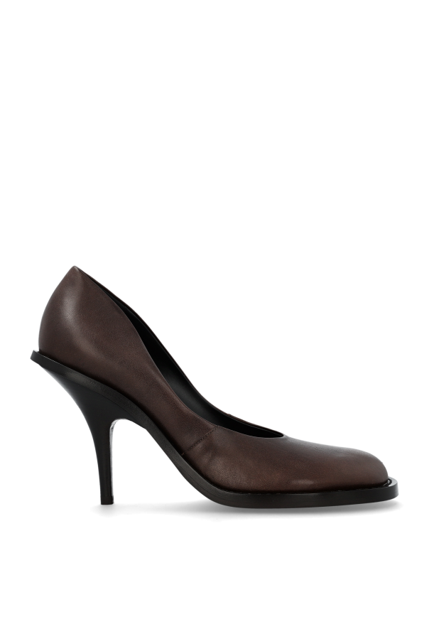 Dries Van Noten - Women - Leather heeled shoes - Brown