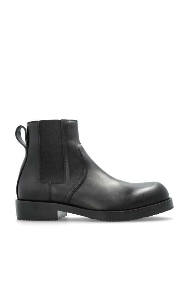 Dries Van Noten - Men - Leather Chelsea boots - Black 254390₽