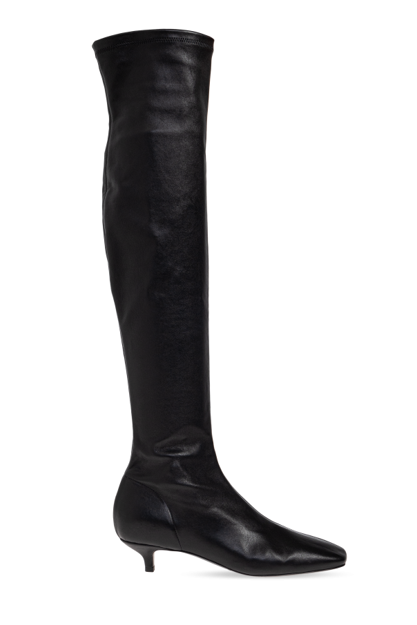 TOTEME - Women - Leather heeled boots - Black