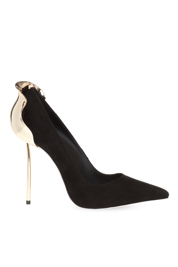 Le Silla - Women - Petalo embellished stiletto pumps - Black 212190₽