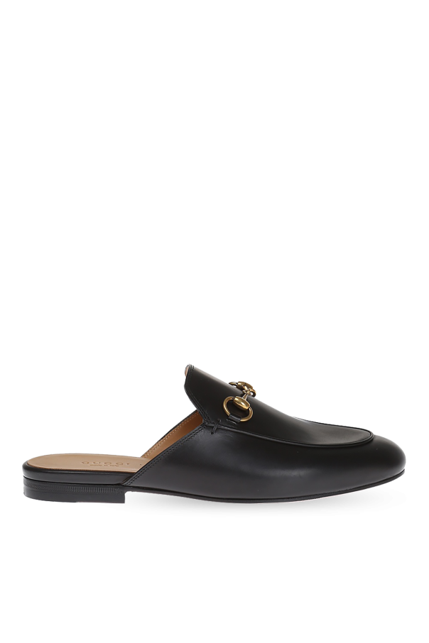 Gucci - Women - PRINCETOWN leather slippers - Black 201090₽