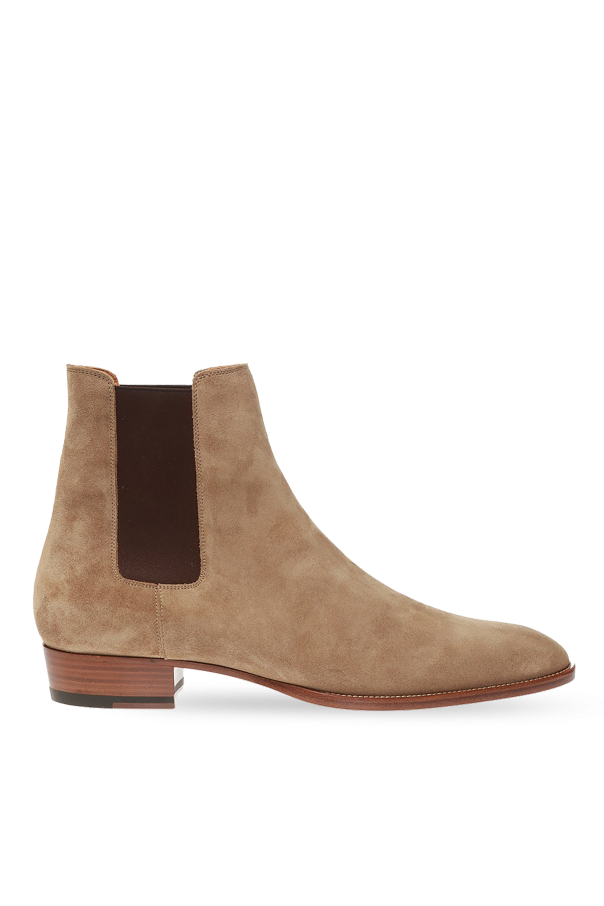 Saint Laurent - Men - WYATT heeled Chelsea boots - Brown 247990₽