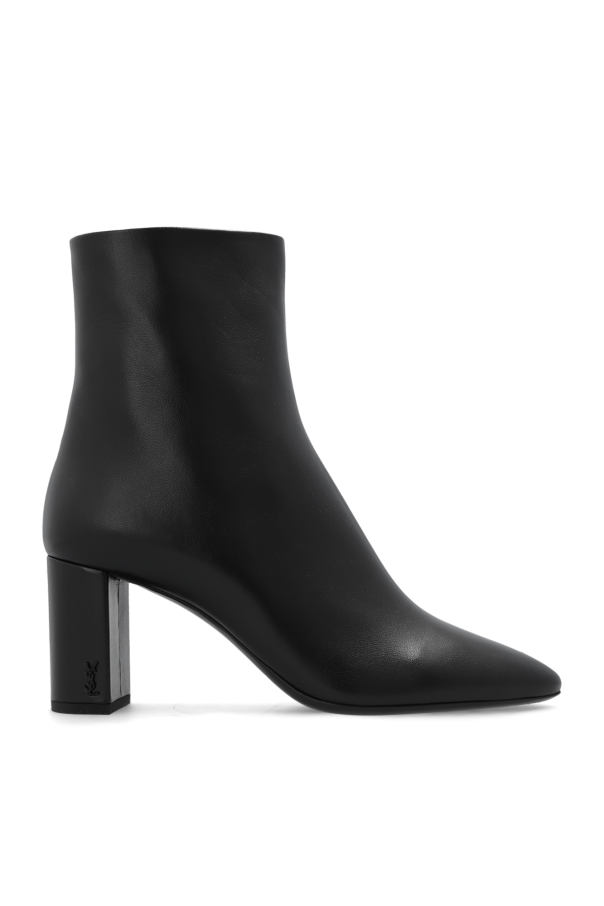 Saint Laurent - Women - Lou heeled ankle boots - Black 254390₽