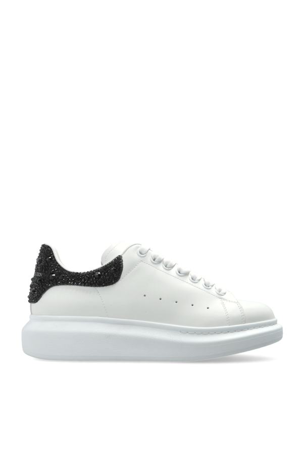 Alexander McQueen - Women - Sports shoes with shimmering crystals - White 203590₽