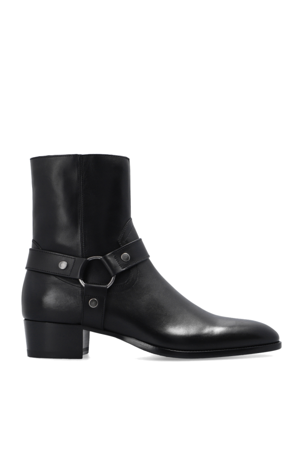 Saint Laurent - Men - Wyatt ankle boots - Black 293390₽