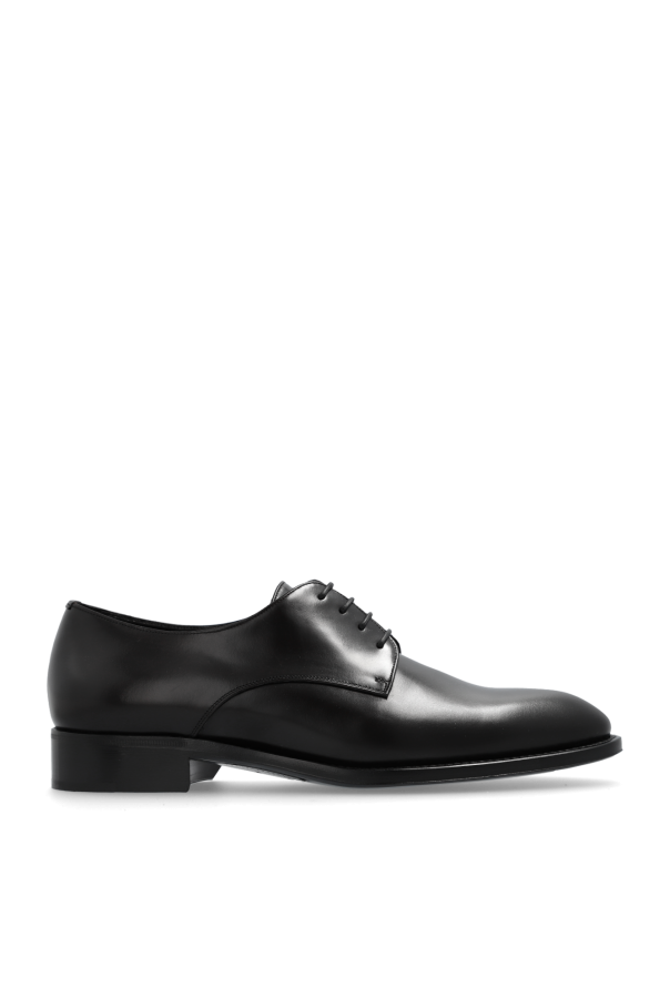 Saint Laurent - Men - Adrien leather shoes - Brown 250290₽