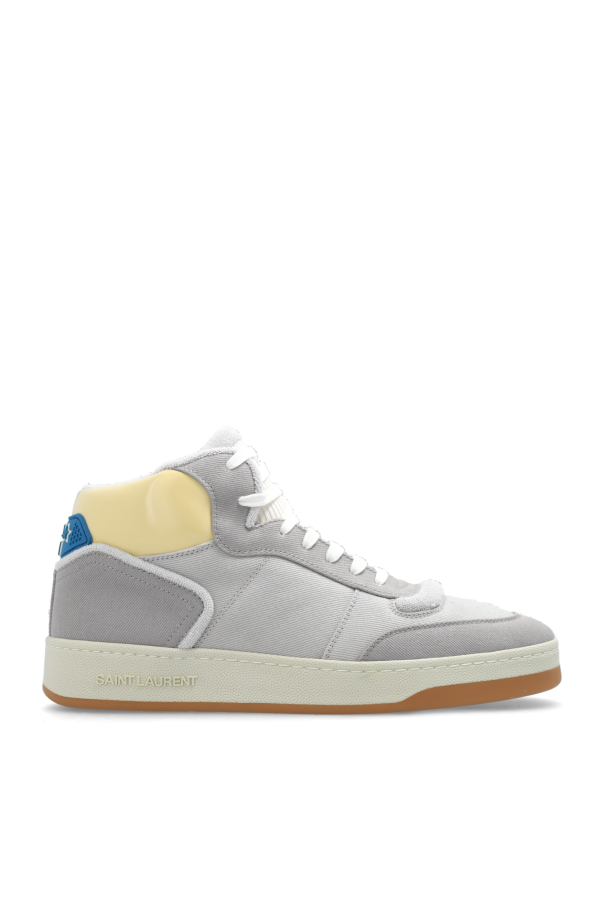 Saint Laurent - Men - SL80 high-top sneakers - Grey 191890₽