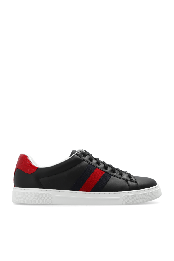 Gucci - Men - Sneakers with Web stripe - Black 193490₽
