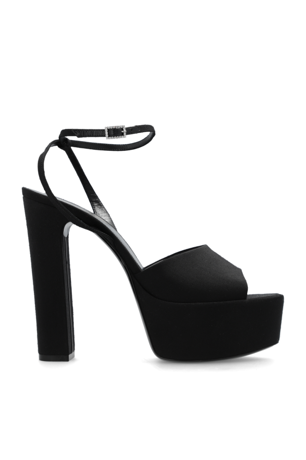 Saint Laurent - Women - Sexy platform sandals - Black 225090₽