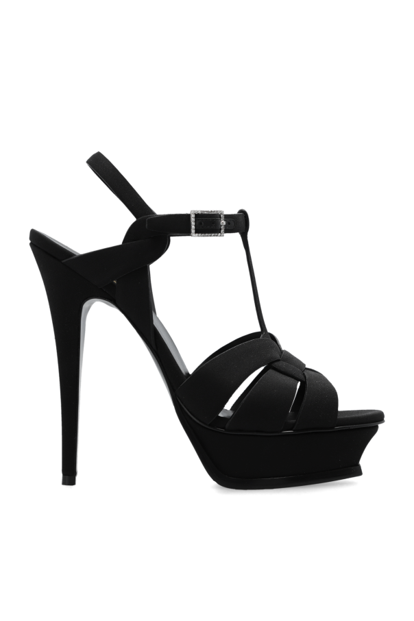 Saint Laurent - Women - Tribute platform sandals - Black 247990₽
