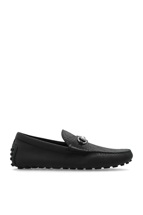 Gucci - Men - Leather moccasins - Black 201090₽