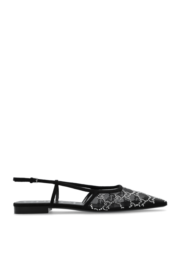 Gucci - Women - Monogrammed ballet flats - Black 204590₽