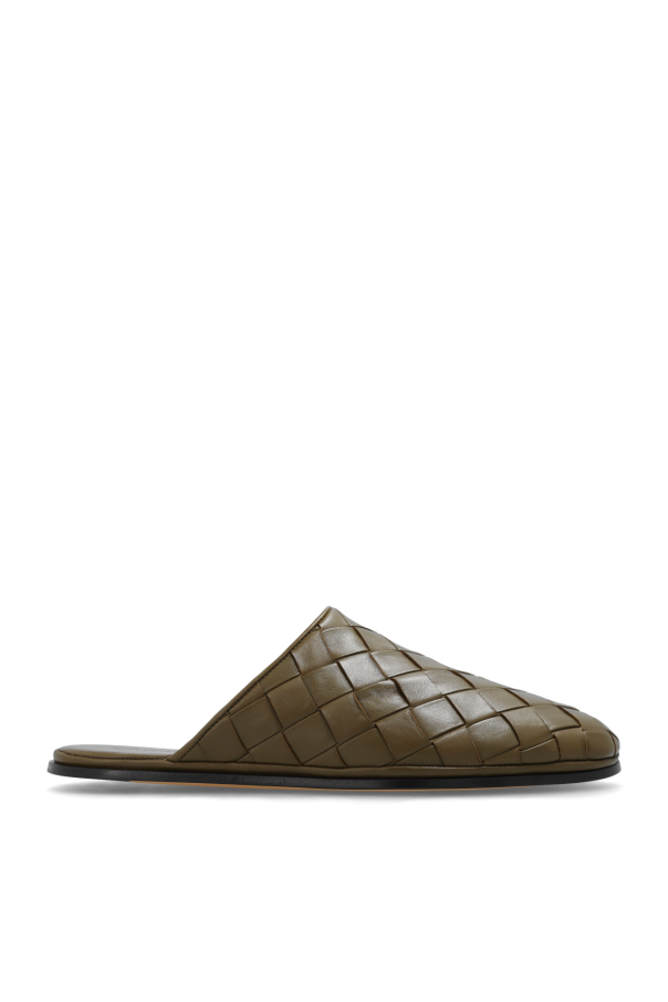 Bottega Veneta - Men - Sunday leather slides - Green 258090₽