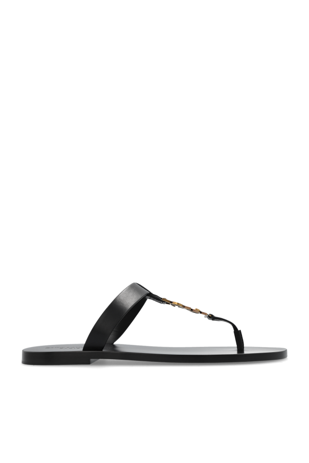 Saint Laurent - Men - Cassandre slides - Black 192090₽