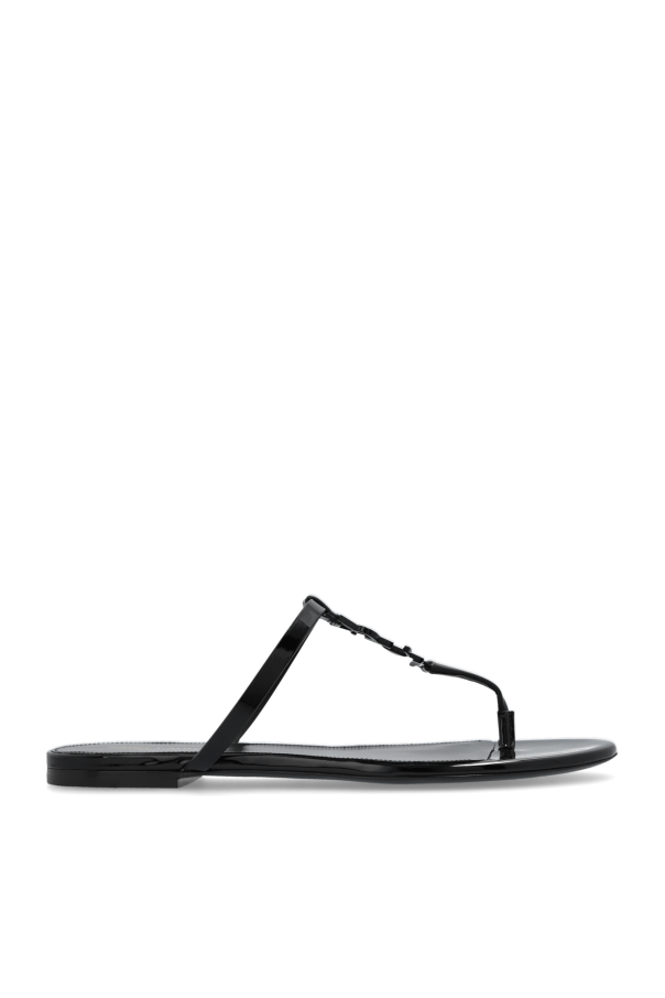 Saint Laurent - Women - Cassandra slides - Black 181790₽