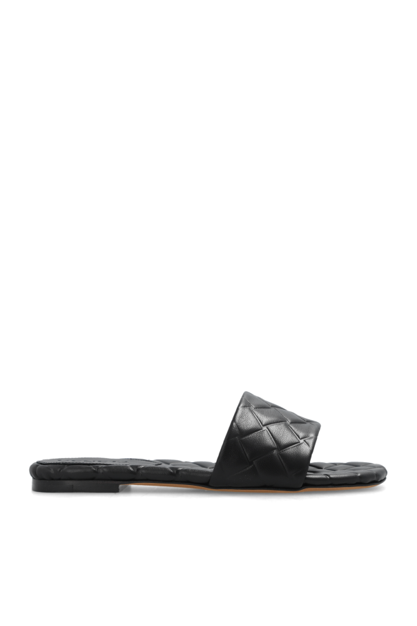 Bottega Veneta - Women - Amy leather slides - Black 197190₽