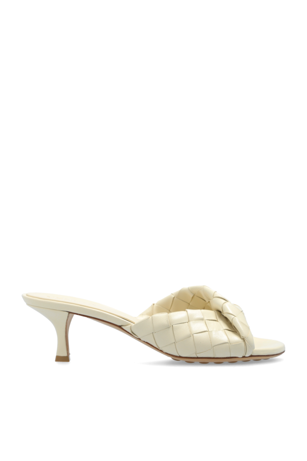 Bottega Veneta - Women - Heeled Slippers BLINK - Cream 258090₽