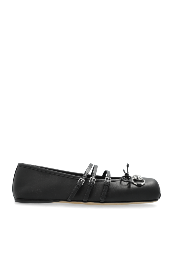 Gucci - Women - Leather ballerinas - Black 229990₽