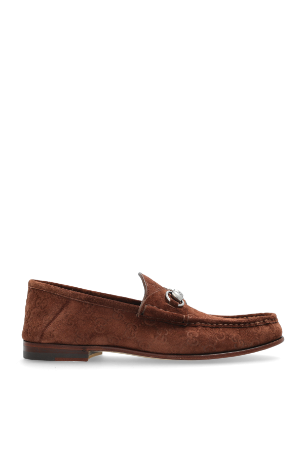 Gucci - Men - Suede shoes type loafers - Brown 227490₽