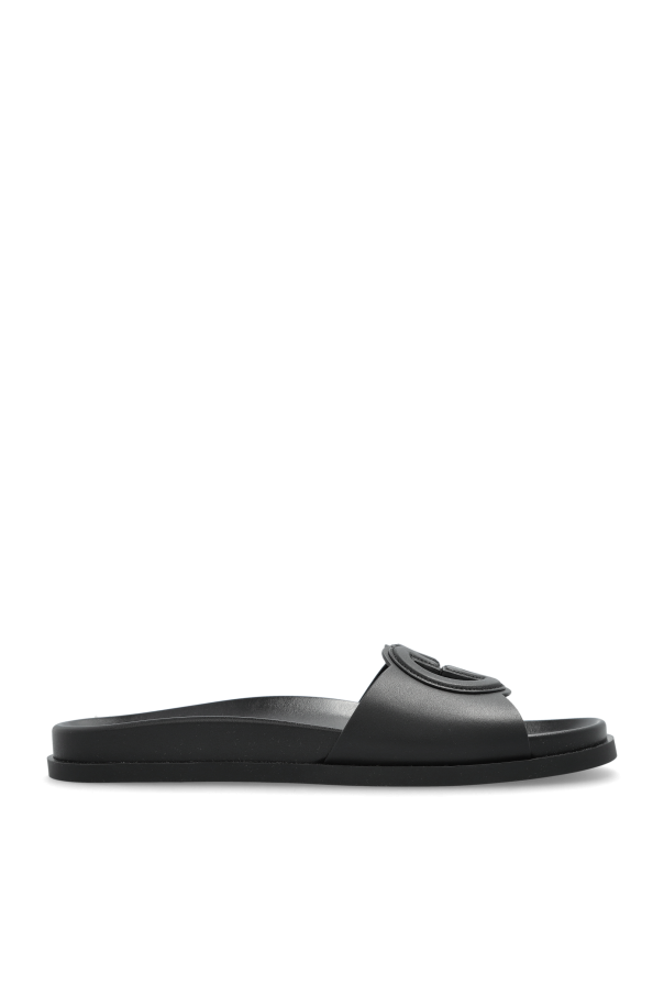 Gucci - Women - Leather slides - Black 193490₽