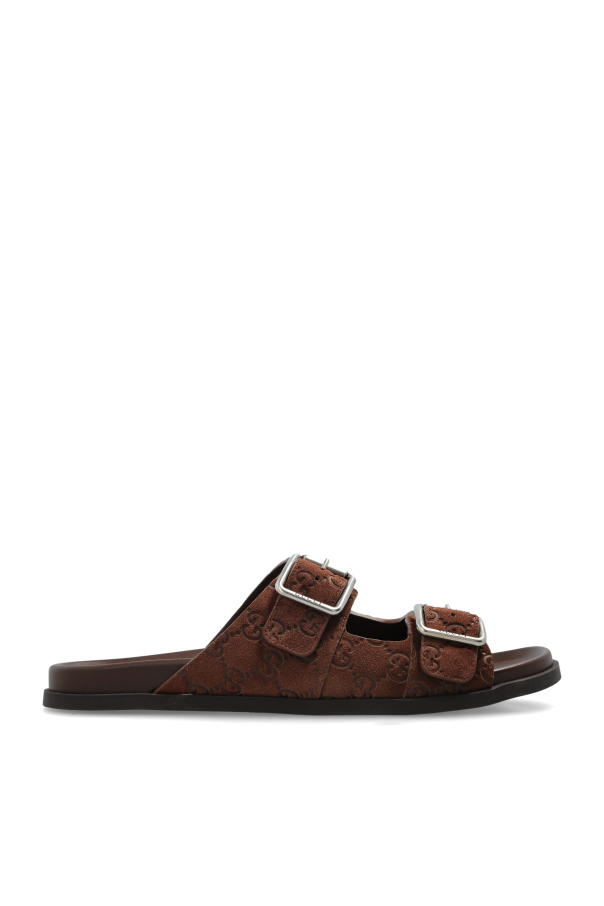Gucci - Men - Suede Slides - Brown 218890₽