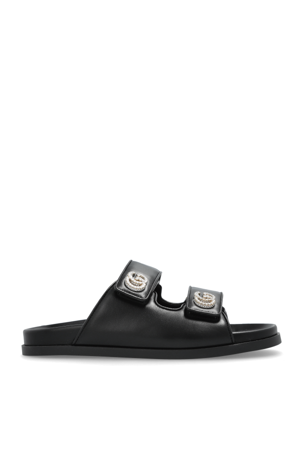 Gucci - Women - Leather slippers - Black 280790₽