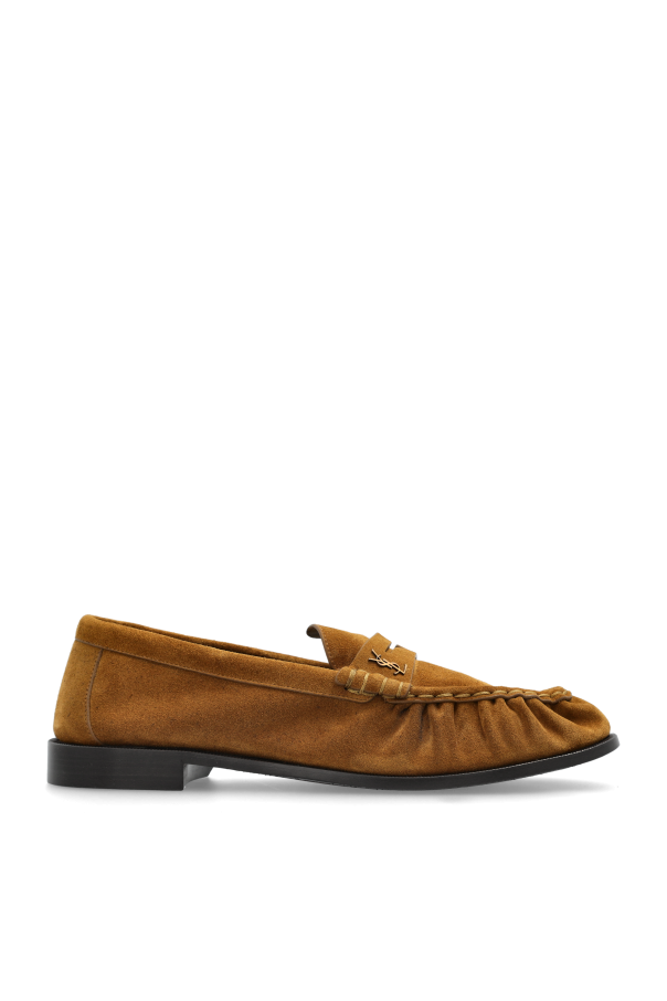 Saint Laurent - Men - Suede shoes in loafers style - Brown 273290₽