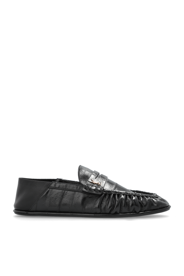 Saint Laurent - Men - Leather shoes type loafers - Black 311390₽
