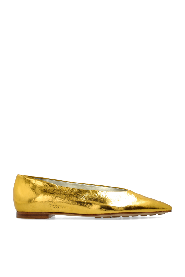 Bottega Veneta - Women - Ballerinas Sofia - Gold 247990₽