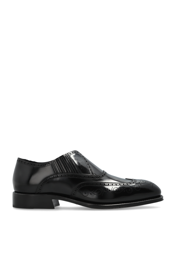 Alexander McQueen - Men - Leather shoes - Black 242690₽