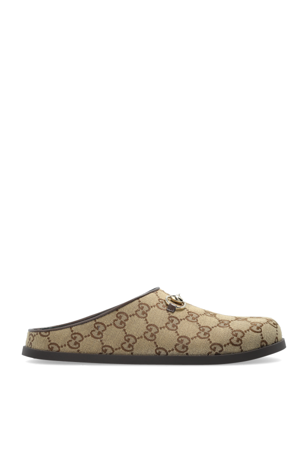 Gucci - Women - Slides with Horsebit buckle - Beige 203590₽