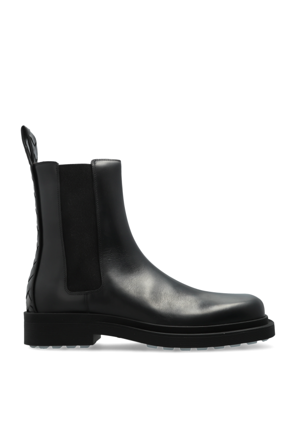 Bottega Veneta - Men - Leather ankle boots Ben - Black 336790₽