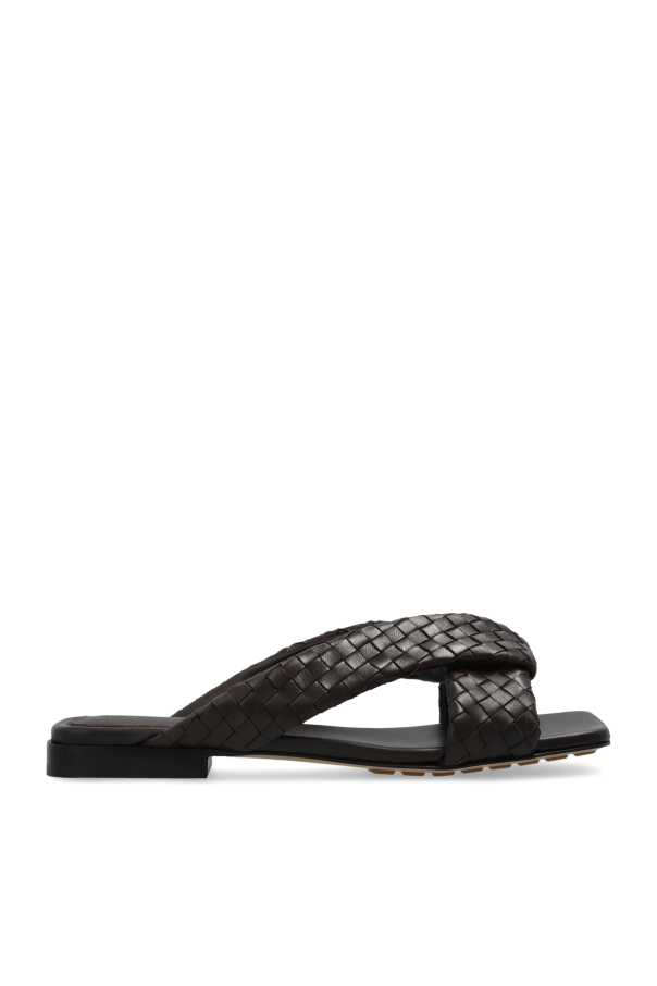 Bottega Veneta - Women - Riva Slides - Brown 258090₽