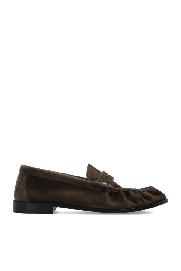 Saint Laurent - Men - Suede LOAFERS shoes - Brown 268090₽