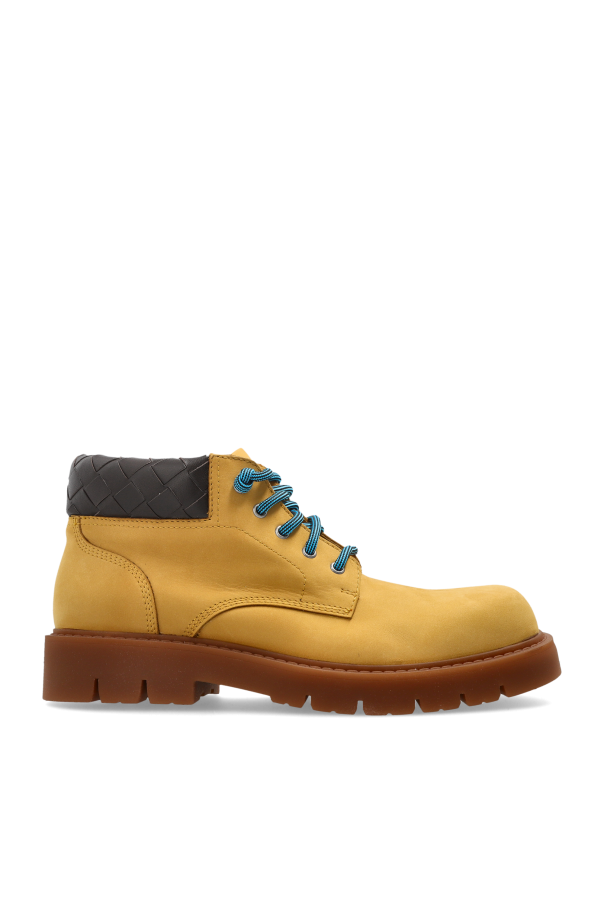 Bottega Veneta - Men - Haddock leather shoes - Beige 285990₽