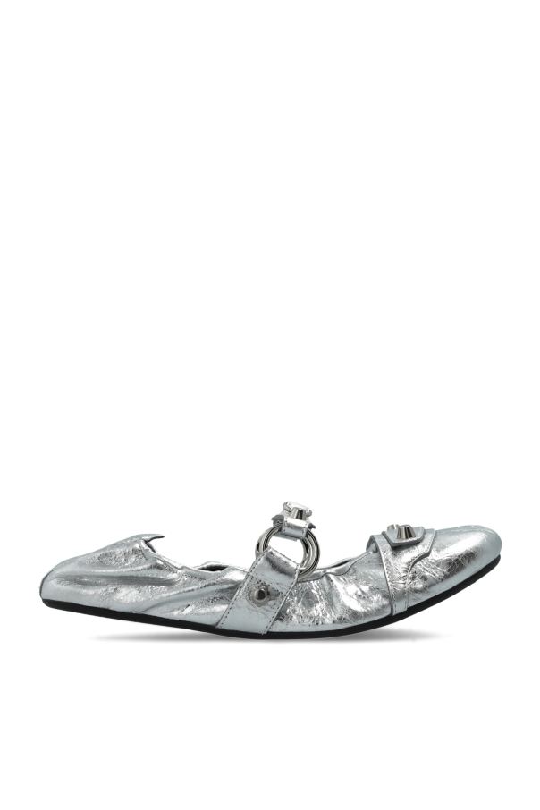 Balenciaga - Women - Ballet flats City - Silver 203590₽