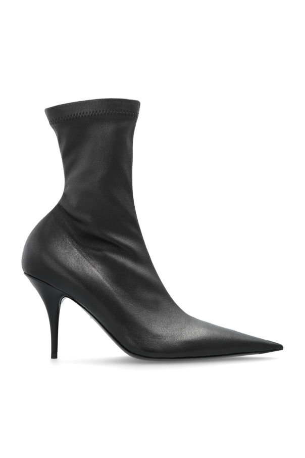 Balenciaga - Women - Heeled ankle boots AVENUE - Black 248090₽