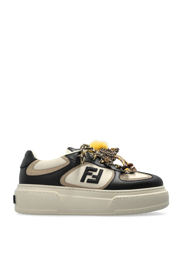 Fendi - Women - Match sports shoes on platform - Beige 297890₽
