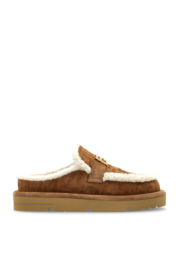 Fendi - Women - Suede shoes - Brown 255090₽