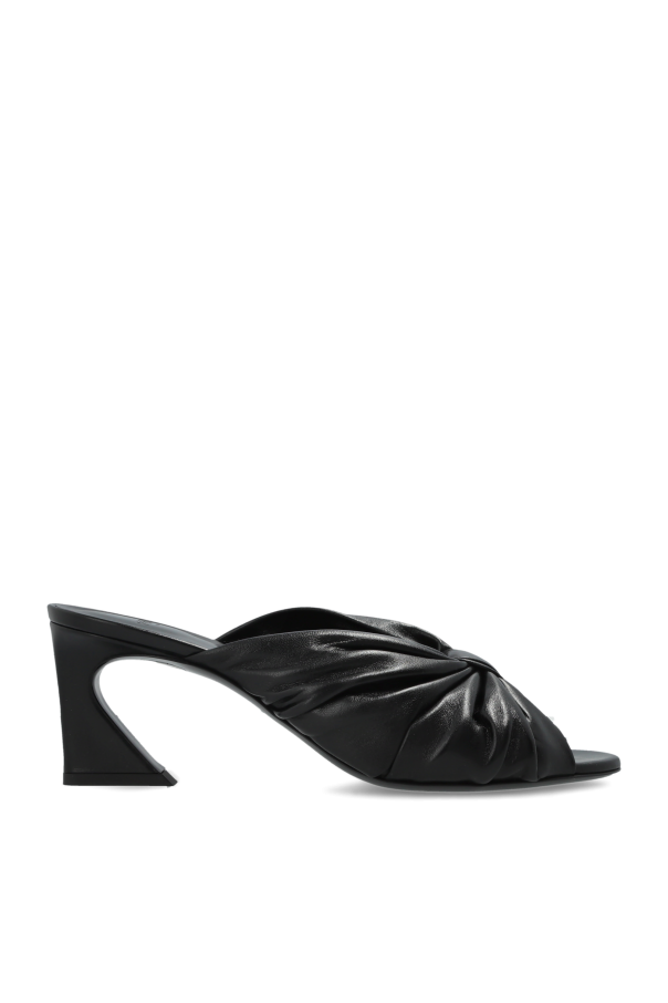 Fendi - Women - Heeled mules Lucida - Black 220290₽