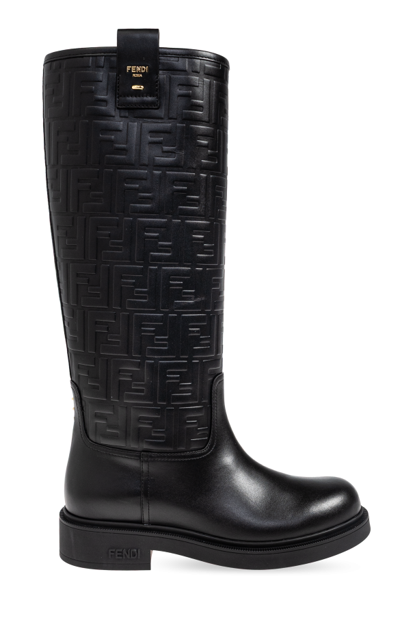 Fendi - Women - Leather boots - Black 360690₽
