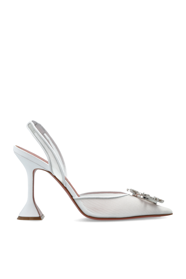 Amina Muaddi - Women - ''Heeled shoes 'BEGUM''' - White
