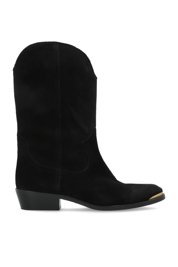 Isabel Marant - Women - Heeled ankle boots Elbana - Black 218890₽