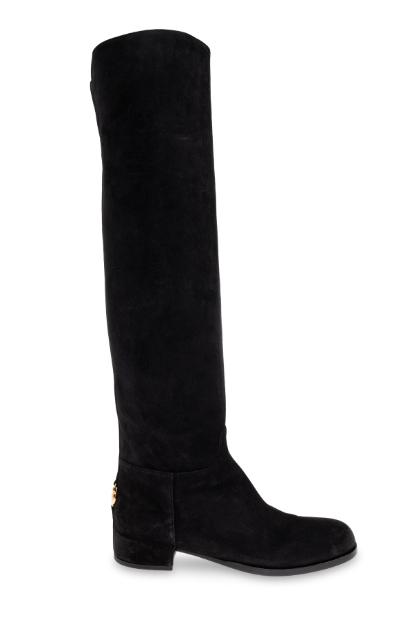 Dolce - Gabbana - Women - Leather boots - Black 349190₽