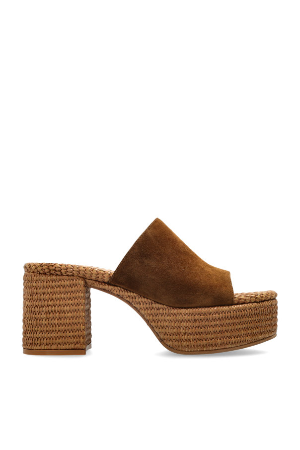 Gianvito Rossi - Women - Platform flip-flops - Brown 212190₽