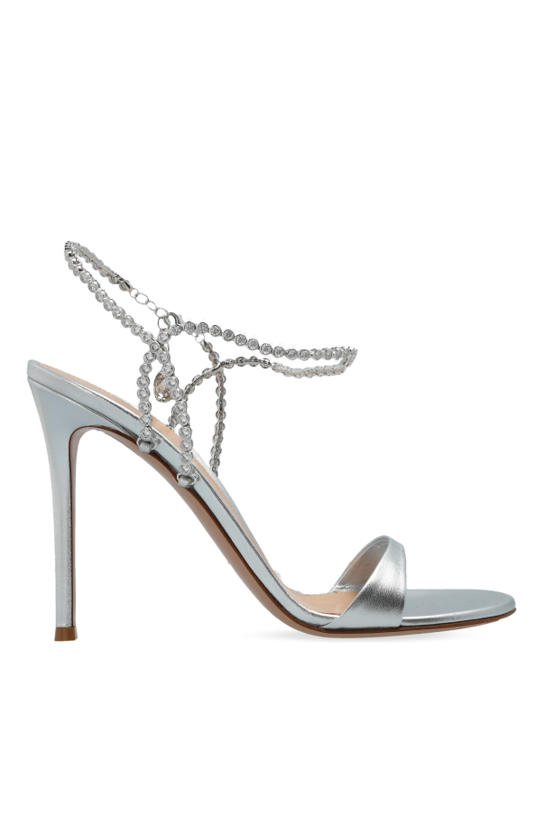 Gianvito Rossi - Women - Heeled sandals - Silver 303590₽