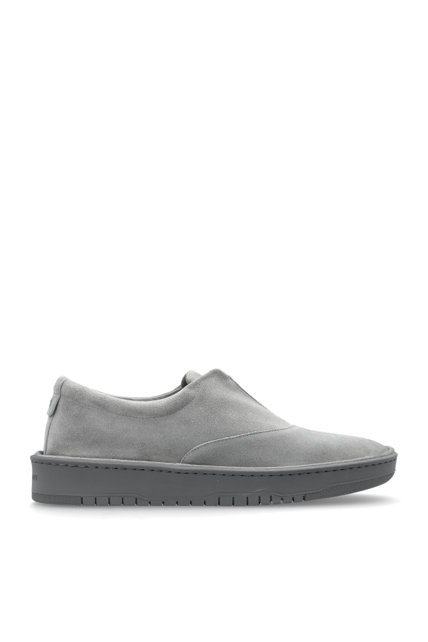 Giorgio Armani - Men - Suede sports shoes - Grey 204590₽